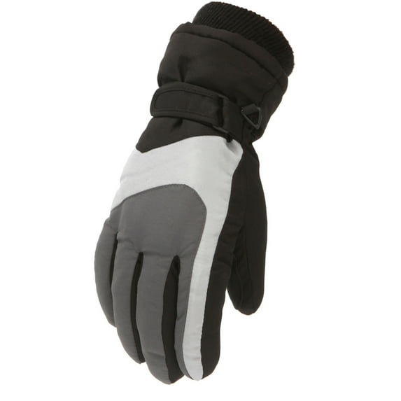 Tnhcen Kids Snow Gloves Waterproof Insulated Ski Gloves Winter Warm Thermal Snow Mittens Windproof Unisex Snowboard Gloves for Cold Weather Outdoor Sport for Children Ages 6-11 Years Old