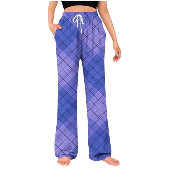 Tnhcen Men Women Unisex Casual Lounge Pants Side Pocket Print Drawstring Waist Sleepwear Pants Plus Size Soft Stretchy 95% Polyester 5% Spandex Fabric Comfortable Fit