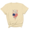 thumbnail image 1 of Tnhcen Men's 4th of July USA Flag Shirts T-Shirt Patriotic Independence Day Graphic Tees Short Sleeve Tops S-3XL, 1 of 5