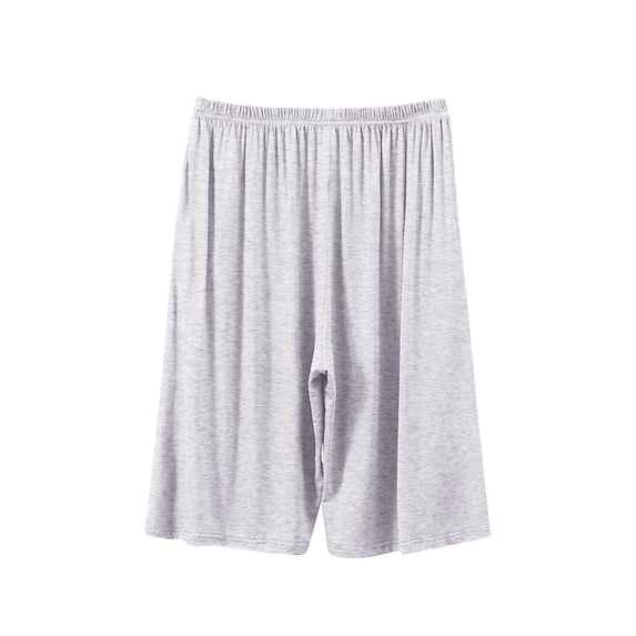 Tnhcen Men's Modal Blend 5 Inch Pajama Shorts Summer Loose Fit Plus Size Big Tall Casual Sleepwear Comfy Lounge Pants XL - 5XL Breathable Cotton Polyester