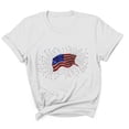 thumbnail image 1 of Tnhcen Men's Trendy Summer Novelty Tops USA Flag Graphic 4th of July Patriotic T-Shirt S-3XL, 1 of 5