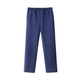 thumbnail image 1 of Tnhcen Men's Warm Fleece Lined Solid Color Casual Loose Fit Pajama Pants Plus Size Elastic Waistband Nylon Spandex Winter Home Wear Bottoms for Men XL - 5XL, 1 of 6