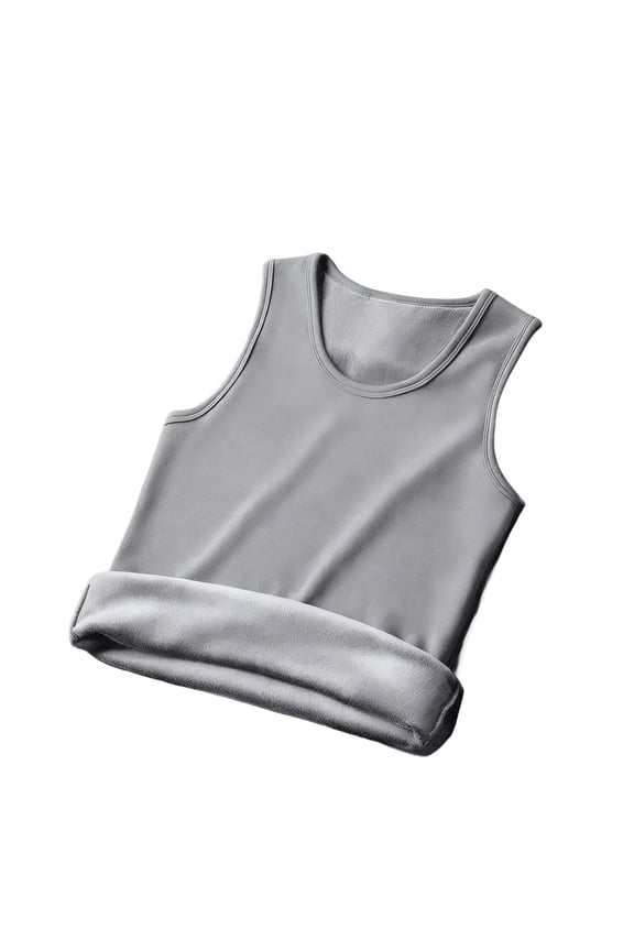 Men's Winter Thermal Fleece Lined Base Layer Tank Top, Workout Undershirt, Sleepwear Sleeveless Undershirt, Nylon Spandex Material, Breathable Plus Size M - 5XL