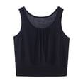 thumbnail image 1 of Tnhcen Plus Size Tank Tops for Women Plus Size Sleeveless Tops Outing Top Women's Underwear Camisoles & Tanks Sleeveless Summer Dresses for Women 2024 Xl-8xl Black, 1 of 3