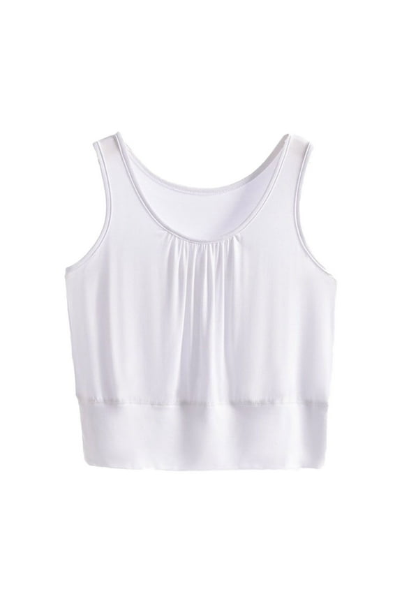 Plus Size Women's Wrap Camisole with Spaghetti Straps Loose-Fit Summer Lingerie Short Sleepwear Top XL-8XL Soft Modal Cotton Blend