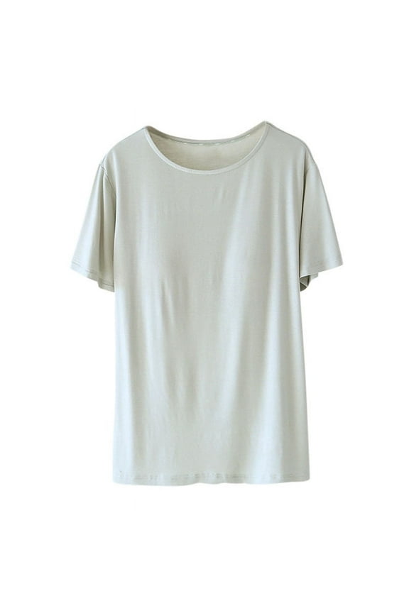 Seamless Bralette Camisole M-2XL Modal Sleep Top Wire-Free Lounge Layer & Built-in Support