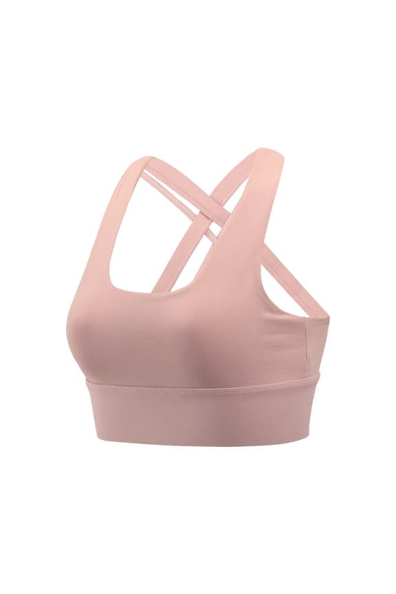 Sports Bra Woman Bras with String Quick Dry Shockproof Running Fitness Large Size Underwear Halter Bralette Womens Bras Underwear, Beige, XL