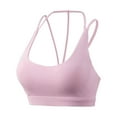 thumbnail image 1 of Tnhcen Sports Bras Cozy Hollow Out Beautiful Back Elasticity Yoga Bra Large Size Underwear Plus Size Bralettes for Women Push Up Bras for Women Underwear Women, XL, 1 of 9