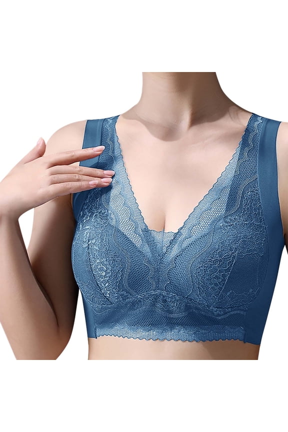 Sports Bras for Women Lace Bralette Plus Size Vest Crop Wireless Underwear V Underwear Camisole Cute Bra Underwear Valentine's Day Gifts Underwear for Women Naughty