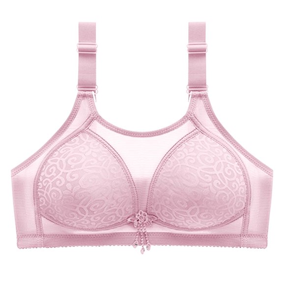 Tnhcen Sports Bras for Women Plus-Size Thin Comfortable Breathable Cotton Bra Cover Underwire Sports Bra Shapewear Underwear Honeymoon Underwear for Women, 2XL