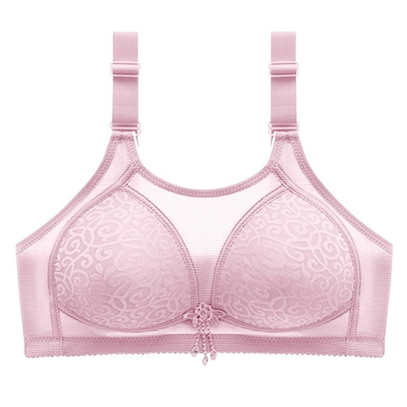 Tnhcen Sports Bras for Women Plus-Size Thin Comfortable Breathable Cotton Bra Cover Underwire Sports Bra Shapewear Underwear Honeymoon Underwear for Women, M