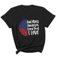 thumbnail image 1 of Tnhcen Summer Casual USA Flag Novelty T-Shirts 4th of July Patriotic Crewneck Men's Festival Style S-3XL, 1 of 5