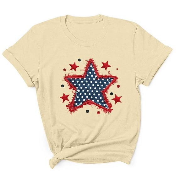 Tnhcen USA Flag Graphic 4th of July Short Sleeve T-Shirt for Men Summer Soft Novelty Patriot Shirt Tops S-3XL