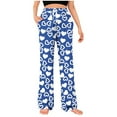 thumbnail image 1 of Tnhcen Unisex Casual Lounge Pants with Side Pockets Valentine's Day Print Drawstring Waist Elastic Waistband Sleepwear Pants for Women Men S-3XL, 1 of 5
