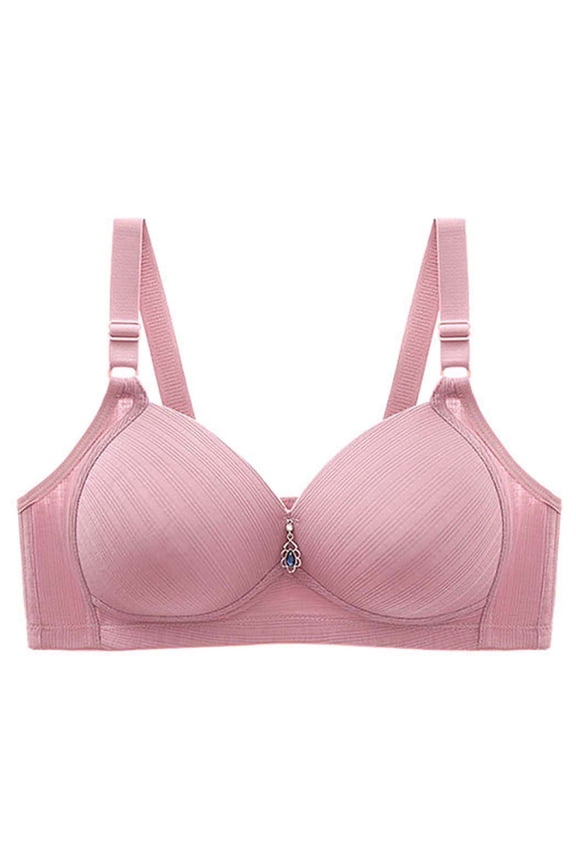 Wireless Bras for Women Large Size Wireless Push Up Breathable Thin Back Breasted Underwear Bra Sports Bra with Underwire and Front Closure Underwear Separatec Everyday Underwear, 44/100BC