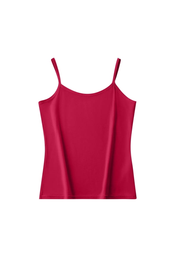 Women's Adjustable Strap Sleep Tank - Plus Size Solid Pajama Top with Modal Cotton Blend Breathable Loungewear for Women (S-4XL) Casual Home Sleepwear