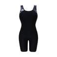 thumbnail image 1 of Tnhcen Women's Athletic Colorblocked One Piece Swimsuit Rash Guard Surfing Suit Quick Dry Compression UPF 50+ Swimwear XS-2XL, 1 of 9