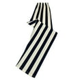 thumbnail image 1 of Tnhcen Women's Black White Striped Sleep Pants Elastic Waist Lounge Pants Cotton-Like Stretch Pajama Bottoms Soft Home Wear Pants Comfortable Casual Sleepwear M-2XL, 1 of 3