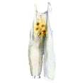 thumbnail image 1 of Tnhcen Women's Boho Floral Overalls Wide Leg Adjustable Straps Jumpsuit Bamboo Linen Casual Lightweight Summer Beach Romper Bohemian Style Pocketed Playsuit S-2XL, 1 of 5