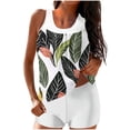 thumbnail image 1 of Tnhcen Women's Classic Basic Striped Print Tankini Swimsuit Set with Built - in Bra, Tummy Control High Waist Boyshorts, Quick Dry Nylon Spandex, Swimsuits for Women Sizes S - 2XL, 1 of 5