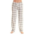 thumbnail image 1 of Tnhcen Women's Comfy Drawstring Pajama Pants - Plaid Check Loose Wide Leg Sleepwear Soft Lounge Pants for Women S-5XL Plus Size Casual Homewear Multiple Colors Available, 1 of 4