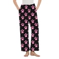 thumbnail image 1 of Tnhcen Women's Cute Puppy Paw Print Flannel Pajama Pants Fleece Thermal Sleepwear with Pockets Elastic Waistband Soft Lounge Pants S-3XL Multiple Colors Available, 1 of 5