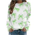 thumbnail image 1 of Tnhcen Women's Fall Butterfly Print Crewneck Raglan Sleeve Sweatshirt - Plus Size Casual No Hood Tops S-5XL, 1 of 5