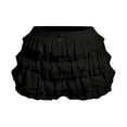 thumbnail image 1 of Tnhcen Women's Fashion Lace Bowknot Layered Cake Sleep Shorts - Plus Size S-XL Soft Polyester Spandex Pajama Short Skirt, 1 of 5