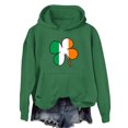 thumbnail image 1 of Tnhcen Women's Fashion St Patrick's Day Print Long Sleeve Hoodie Pullover 100% Polyester Loose Fit Plus Size S-2XL Ladies Casual Outwear Top, 1 of 7