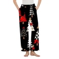 thumbnail image 1 of Tnhcen Women's Flannel Sleep Pants Fleece Lined Thermal Winter Pajama Bottoms Christmas Print Plaid Lounge Pants with Snowflake Design Plus Size Soft Warm Holiday Sleepwear, 1 of 4