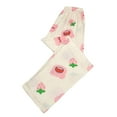 thumbnail image 1 of Tnhcen Women's Floral Print Pajama Pants Silky Satin Sleepwear Elastic Waist Lounge Pants Home Wear Loungewear Women's Sleepwear Gift, 1 of 3