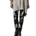 thumbnail image 1 of Tnhcen Women's Halloween Ghost Print Yoga Pants - Stretch Workout Leggings with Soft Milk Silk Brushed Fabric Plus Size Activewear Halloween Costume Leggings S-3XL, 1 of 9