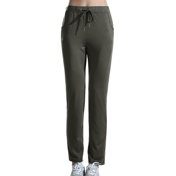Tnhcen Women's High Waisted Yoga Pants with Pockets Tummy Control Workout Leggings Buttery Soft Nylon Spandex 4-Way Stretch Slim Fit Running Gym Pants for Women S-XL