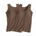 thumbnail image 1 of Tnhcen Women's Modal Cotton Polyester Bralette with Padding | Wireless 2-Piece Set | S-2XL Yoga Loungewear | Soft Breathable Solid Pajamas, 1 of 2