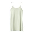 thumbnail image 1 of Tnhcen Women's Modal Nightgown V-Neck Built-in Bra Adjustable Strap Sleepwear Soft Comfortable Short Nightdress M-2XL Multiple Colors Available Mint Green, 1 of 4
