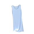 thumbnail image 1 of Tnhcen Women's Modal Sleepshirt Comfy Loose Fit Nightdress Cooling Summer Round-Neck Solid Color Nightgown Loose Bathrobe Home Wear Nightgown M-2XL, 1 of 6