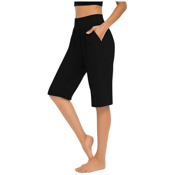 Tnhcen Women's Plus Size High-Waisted Yoga Pants · Tummy Control Workout Capris · Stretch Fitness Leggings · Breathable Gym Wear S-3XL