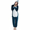 thumbnail image 1 of Tnhcen Women's Shark Hooded Footed Pajamas, Animal Onesie Sleepsuit Flannel Fleece, Halloween Christmas Costume Pajamas, Cozy Loungewear, S-XL, 1 of 4