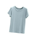 thumbnail image 1 of Tnhcen Women's Silky Modal Blend Sleepshirt & Loungewear Top Short Sleeve Stretch Cotton-Poly Fabric Sizes M-2XL, 1 of 8