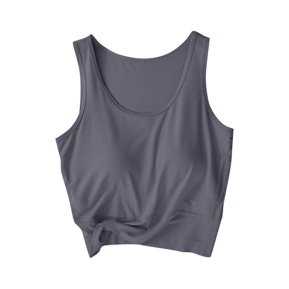 Tnhcen Women's Solid Color Crewneck Short Sleeve Seamless Bra Top - Modal Sleepwear Set with Built-in Bra for Women M-3XL Summer Comfortable Loungewear