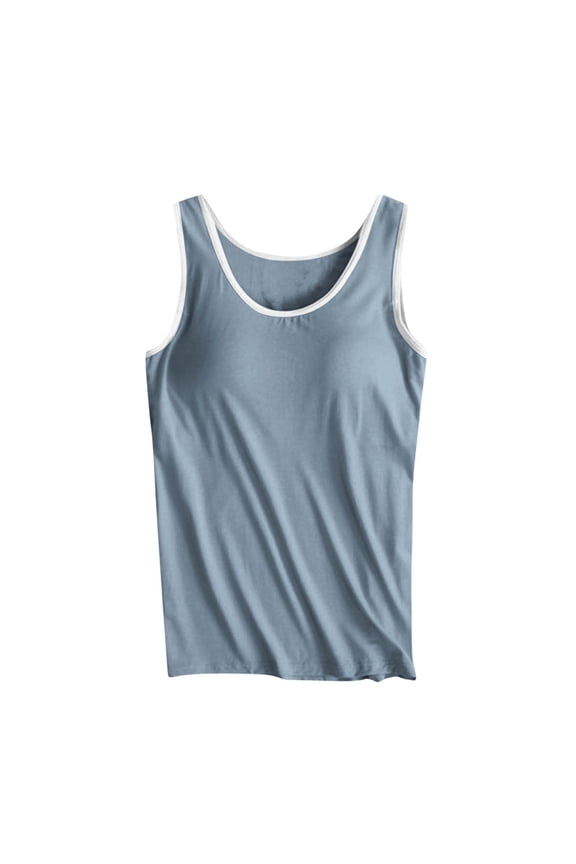 Women's Solid Color Modal Wireless Camisole Built-in Bra Padding Sports Loungewear S-2XL Soft Breathable Yoga Home TOP