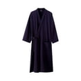 thumbnail image 1 of Tnhcen Women's Spa Robe Lightweight Bathrobe for Women Couples Kimono Robe with Pockets Soft Polyester Robe Loose Fit S-XL Solid Color, 1 of 3