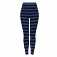 thumbnail image 1 of Tnhcen Women's Striped Halloween Yoga Pants - Soft Milk Silk Brushed Leggings Stretchy Athletic Workout Leggings for Women Plus Size Yoga Pants S-3XL Available in Multi-Color, 1 of 9