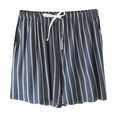 thumbnail image 1 of Tnhcen Women's Striped Sleep Shorts with Pockets Soft Breathable Adjustable Drawstring Waist Loose Fit Lounge Pajamas M-2XL, 1 of 3