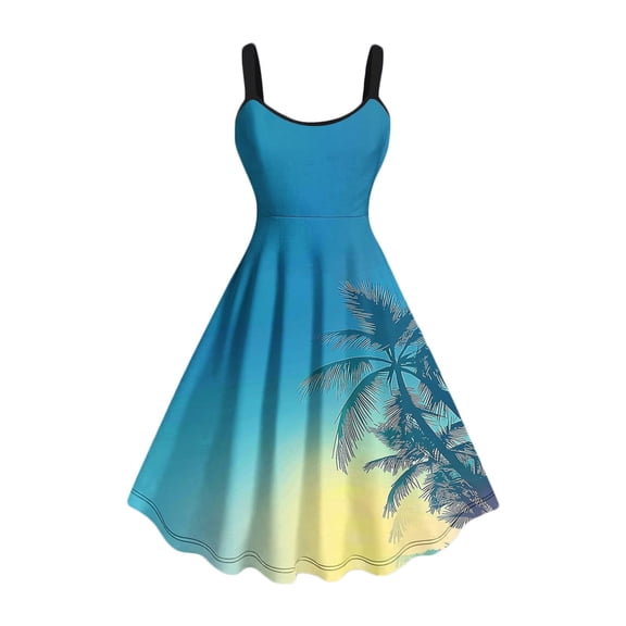 Tnhcen Women's Summer Sleeveless Bodycon Midi Dress with Galaxy Print, Stretchy Casual Dress for Women, Plus Size up to 4XL, Stylish Party Clubwear Outfit