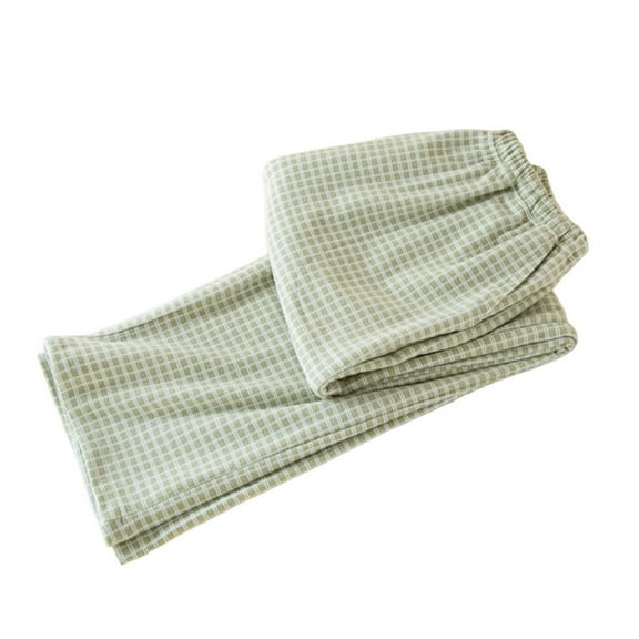 Tnhcen Women's Thermal Flannel Pajama Pants with Pockets Soft Plush Sleepwear Bottoms Cozy Fleece Lined Checked Pattern Lounge Pants Home Wear M-2XL