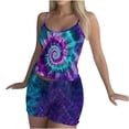 thumbnail image 1 of Tnhcen Women's Tie-Dye Pajama Set - Soft Cozy Sleepwear & Casual Home Outfit | Floral Print PJs for Women | Size S-2XL | Perfect for Lounging & Bedtime, 1 of 5