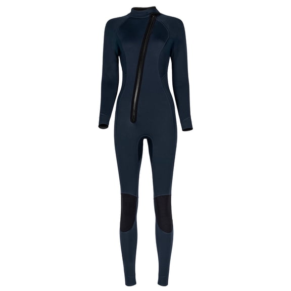 Tnhcen Womens 3mm Wetsuit Full Body Coverall Nylon Spandex Thermal Insulated Waterproof Women's Surfing Wetsuit Scuba Diving Suit Snorkeling Gear Winter Swimming Suit for Women XS - 2XL