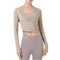thumbnail image 1 of Tnhcpk Women's Sports Bra Fitness Running Shockproof Yoga Tank Top Front Zipper No Steel Ring Comfort Sports Bra Push Up Bralette Bra Underwear for Women, Gray, M, 1 of 3
