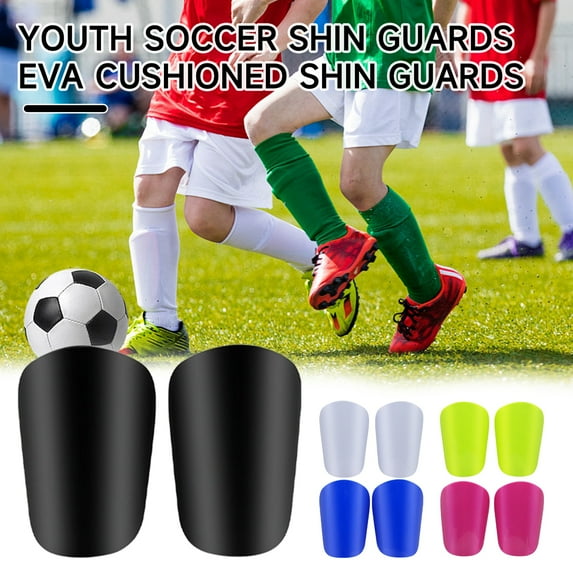 Tnobhg 1 Pair Mini Soccer Shin Guards Anti-Slip Kids Teens Adults Soccer Players Miniature Shin Pads Protectors Football Games Protective Equipment